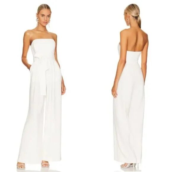 A.L.C Elsie Strapless Jumpsuit - Picture 1 of 4